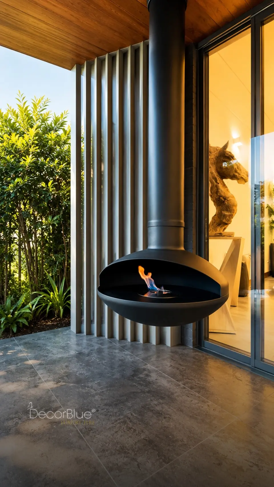 Chimenea colgante Tipo Lenteja Decorblue, foto 5